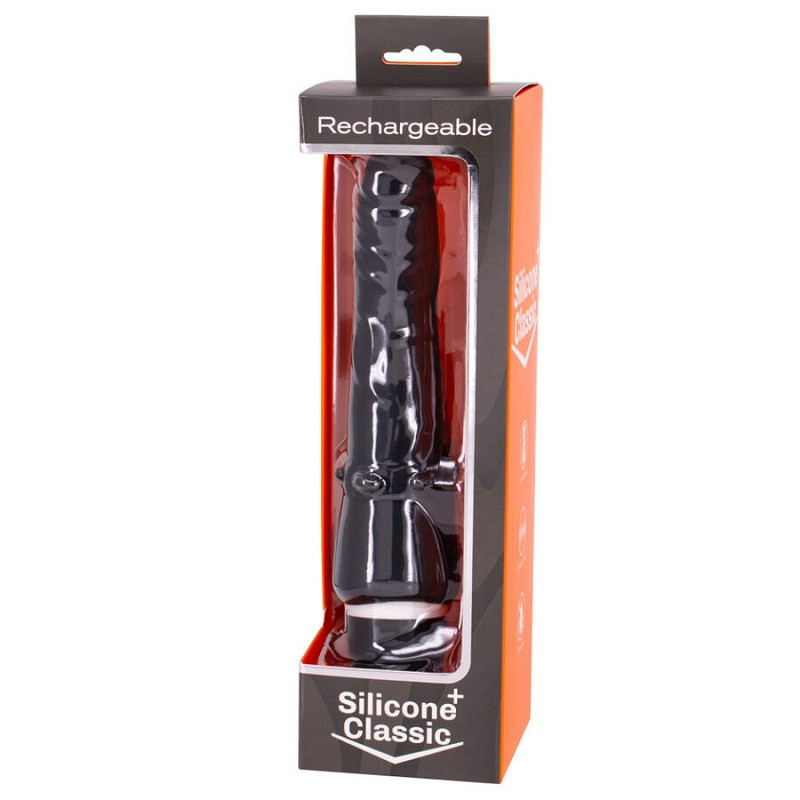 Vibrador Recargable Silicone Classic Puntas 20 cm