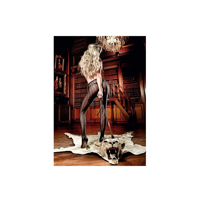 Panty Baci Negro Red 953 Estampado Jacquard