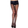 Panty Music Legs Negro Liso 7277 Rayas