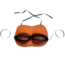 Pechos Postizos con Sujetador Negro