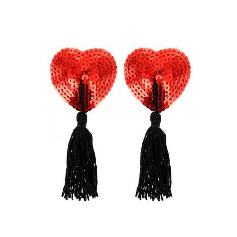 Pezoneras Corazón Y Borla Heart Nipple Lovers