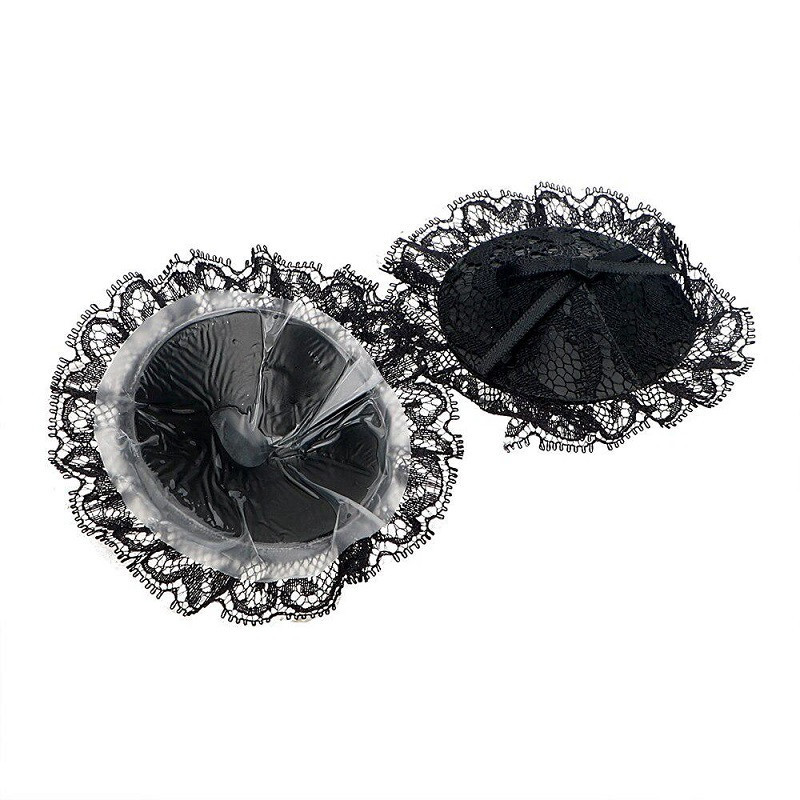 Pezoneras Encaje 68861 Negras