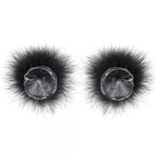 Pezoneras Pluma Marabú Negras