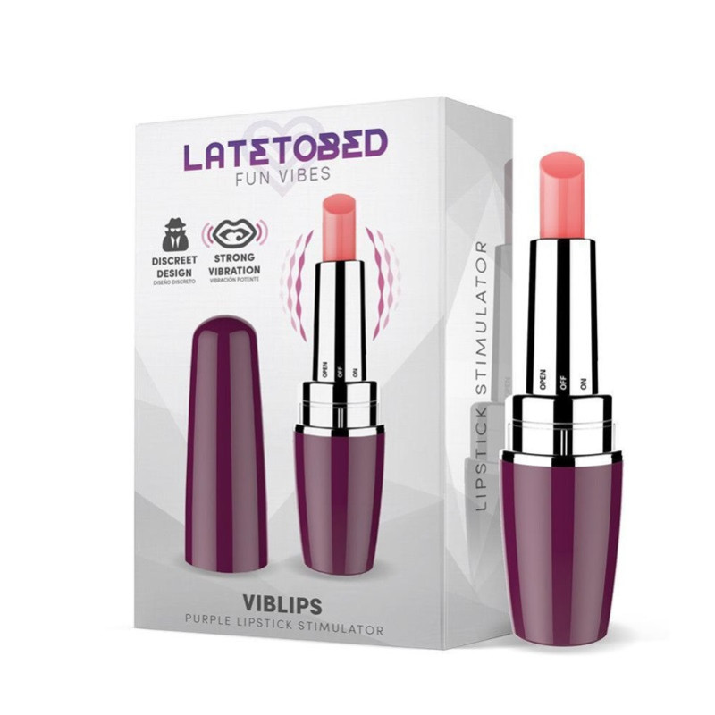 Pintalabios Vibrador Latetobed Granate