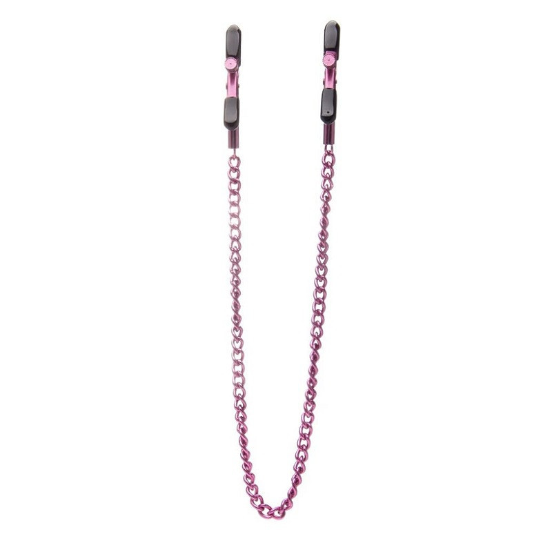 Pinzas Pezones Cadena Ouch Rosas