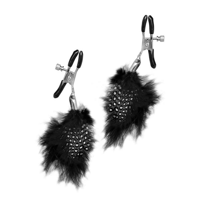 Pinzas Pezones Plumas Fetish Fantasy
