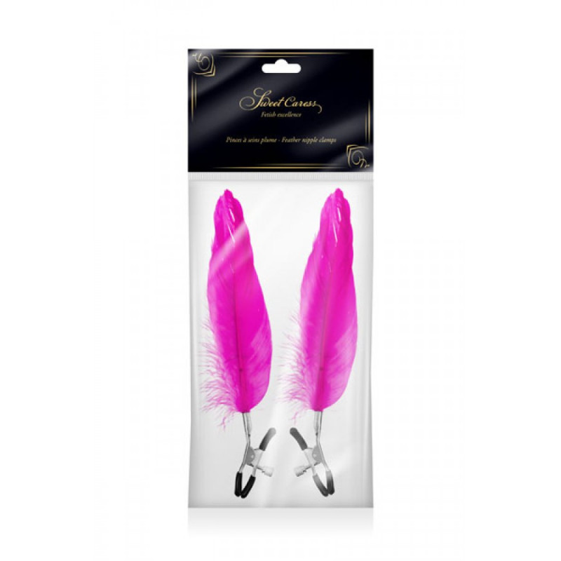 Pinzas Pezones Plumas Sweet Caress