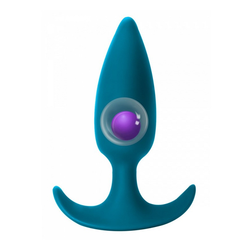 Plug Anal Delight Aguamarina Bola Interior Plug Anal Delight Aguamarina Bola Interior