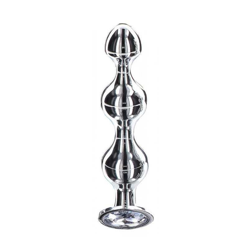 Plug Anal Metal Anal Play Toy Joy Diamond Star Beads Medium