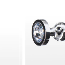 Plug Anal Metal Anal Play Toy Joy Diamond Star Beads Medium