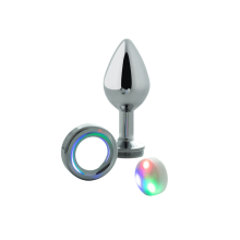 Plug Anal Metal con Luces Led Talla S