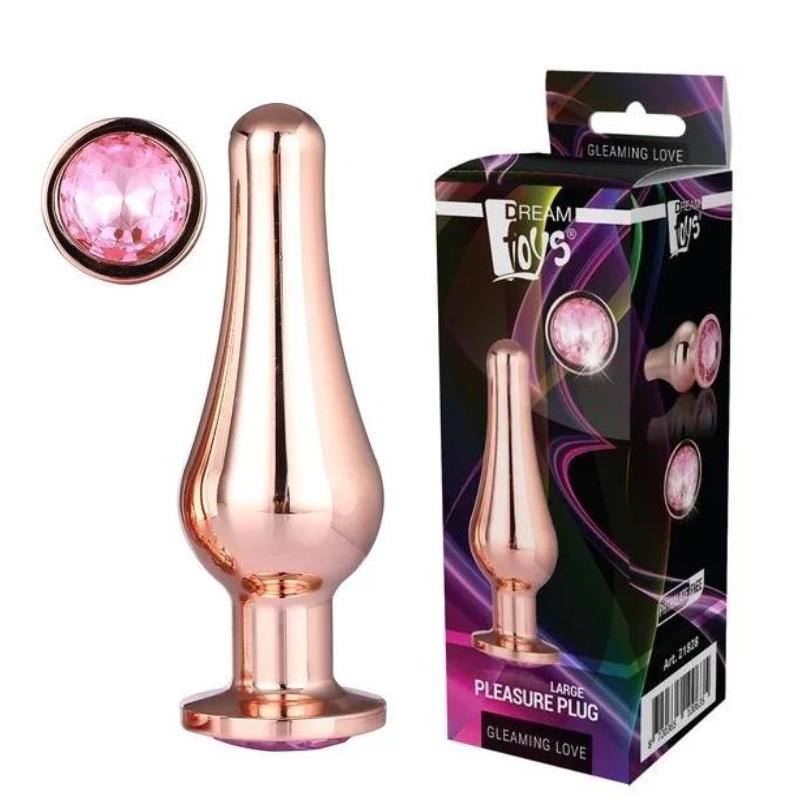 Plug Anal Metal Dream Toys Gleaming Love Pleasure Plug L