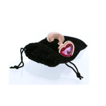 Plug Anal Metal Gleaming Love Rose Gold Dream Toys M