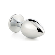 Plug Anal Metal Gleaming Love Silver Dream Toys L