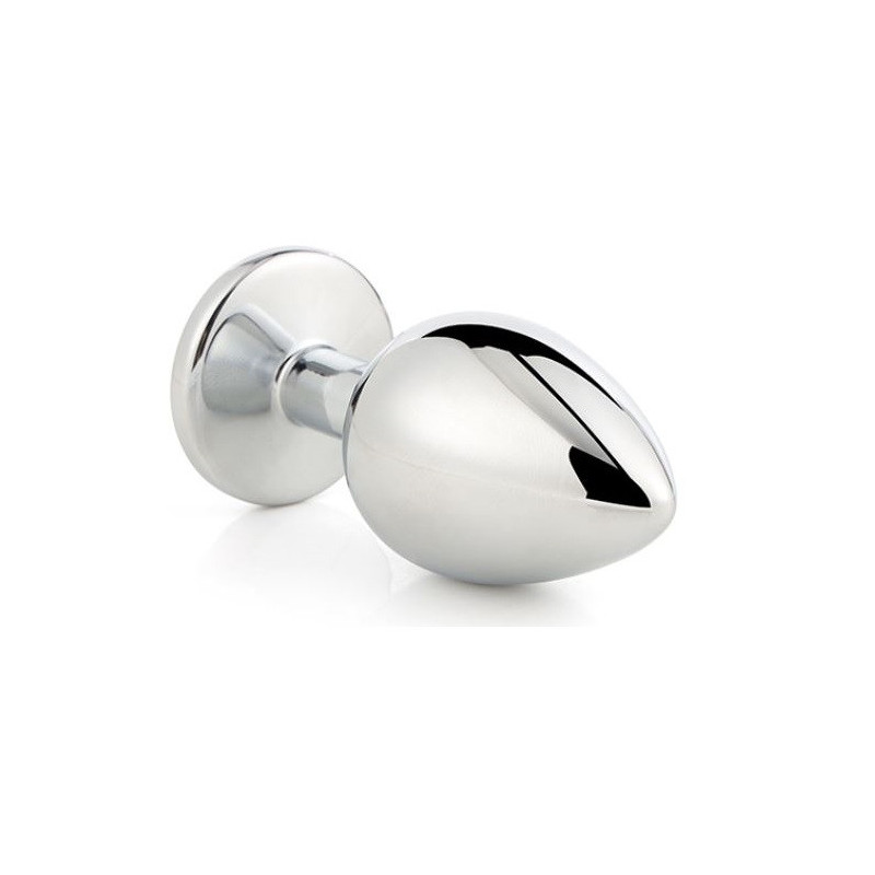 Plug Anal Metal Gleaming Love Silver Dream Toys L