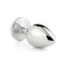 Plug Anal Metal Gleaming Love Silver Dream Toys L