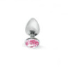 Plug Anal Metal Strass Rosa Mai 73 Talla M