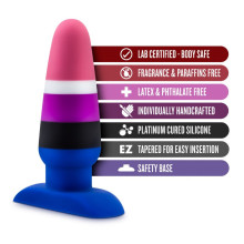 Plug Anal Silicona Avant Pride P5 Fluid