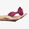 Plug Anal Silicona Con Flor Open Roses Love To Love Plum Start Talla M