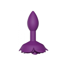 Plug Anal Silicona con Flor Open Roses Love to Love Purple Rain Talla S