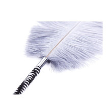 Pluma Gris Con Mango 42 cm BDSM Line