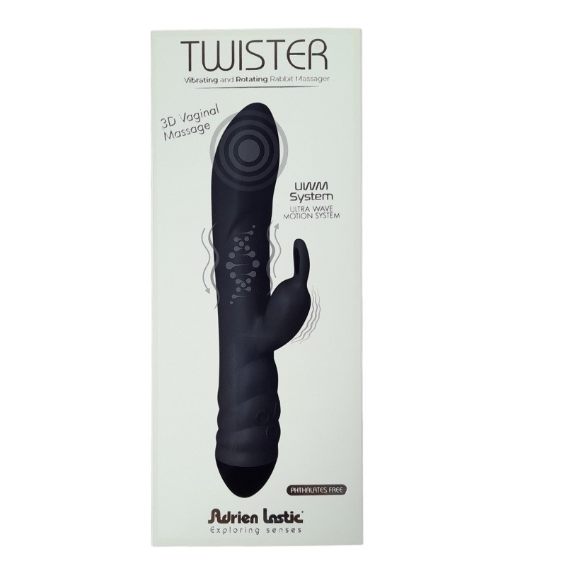 Rotador Vibrador Recargable Ondas Twister Adrien Lastic