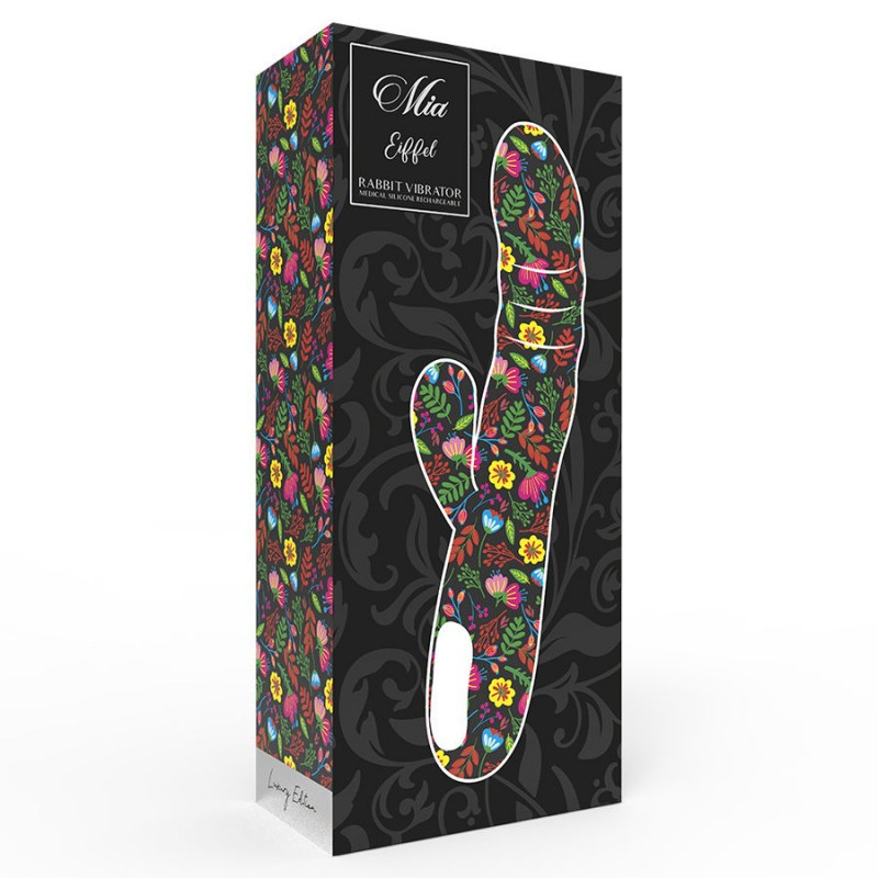 Rotador Vibrador Recargable Silicona Mia Eiffel