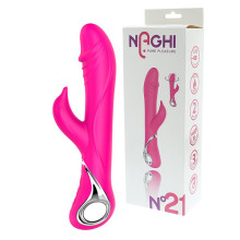 Rotador Vibrador Recargable Silicona Naghi 21