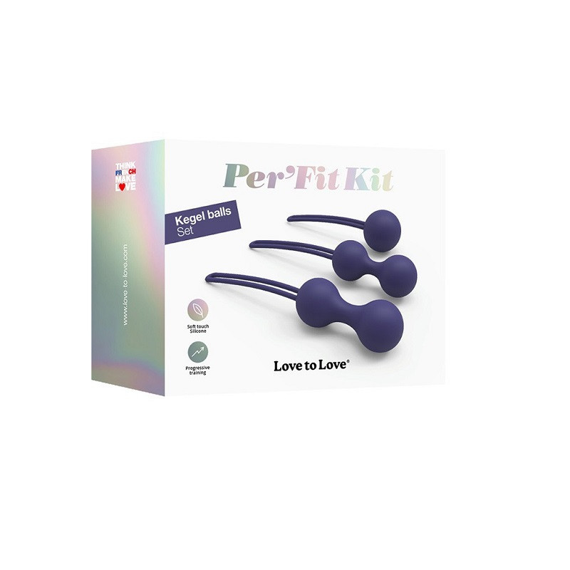 1 Kit Kegel Balls Per Fit Kit Love To Love Blue