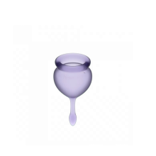 Set 2 Copas Menstruales Satisfyer Feel Good Lila