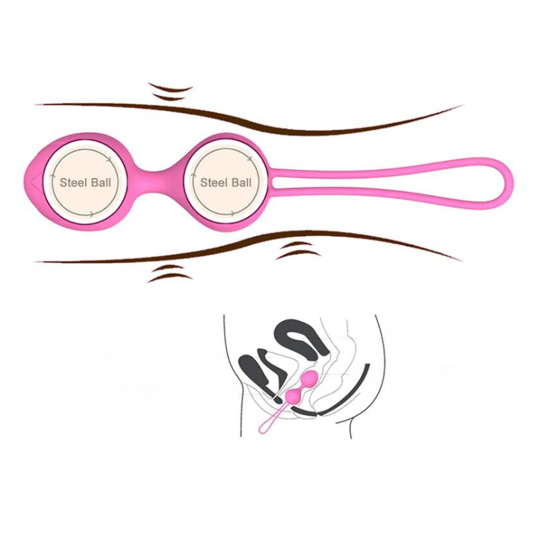 1 Kit Trío Kegel Trainer S Pleasures Rosa Claro