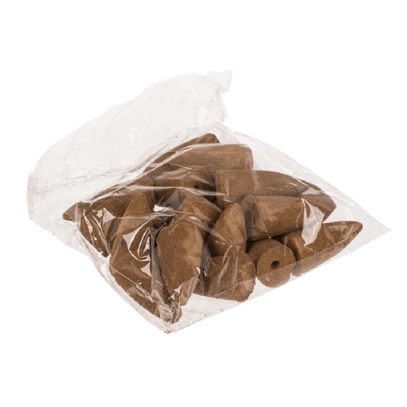 Set 20 Conos Incienso Reflujo + Soporte Ceramica Lavanda