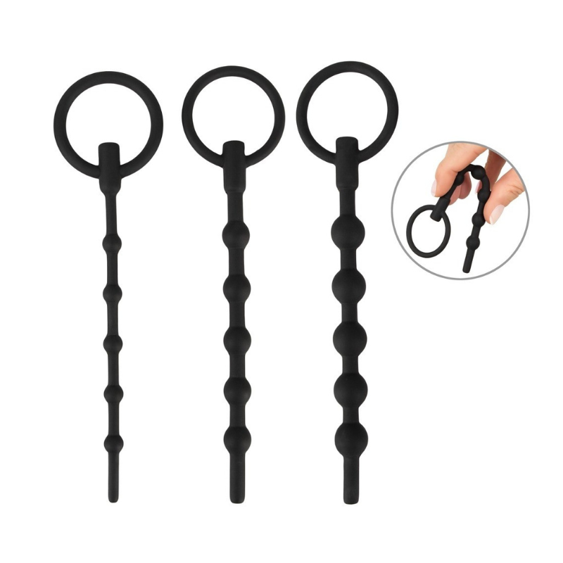 Set de 3 Dilatadores de Uretra Silicona Training Set