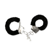 Set esposas + Antifaz + Plumas Negro