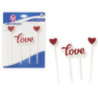 Set Velas Love Corazones