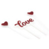 Set Velas Love Corazones