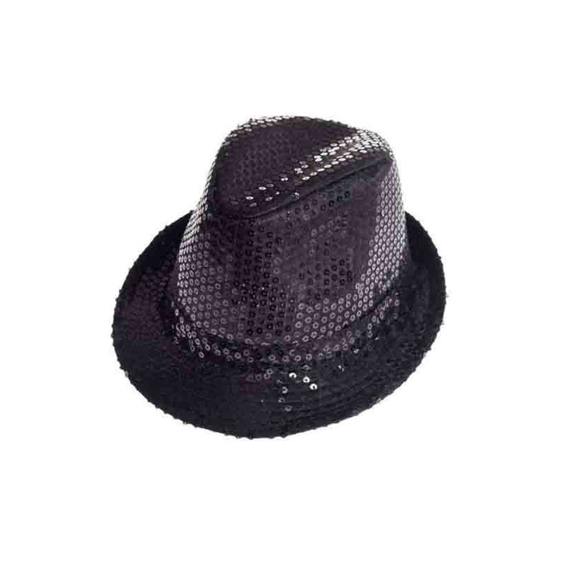 Sombrero Lentejuelas Negro