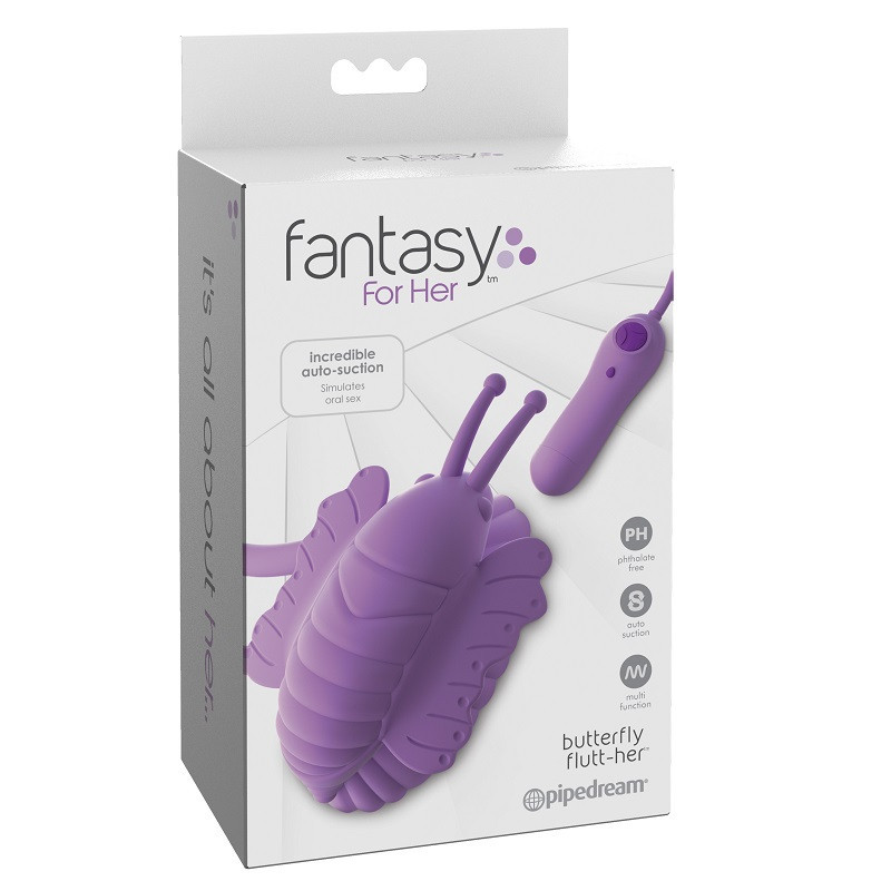 Succionador Vibrador Butterfly Flutt Fantasy for Her