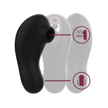 Succionador Vibrador Rithual Shushu Pro Estimulador Clitorial Negro