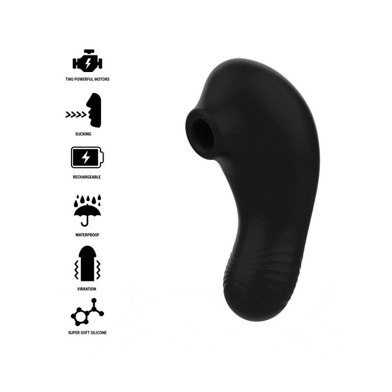 Succionador Vibrador Rithual Shushu Pro Estimulador Clitorial Negro