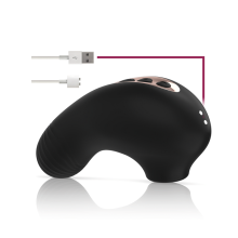 Succionador Vibrador Rithual Shushu Pro Estimulador Clitorial Negro