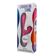 Succionador y Vibrador Alive Caribbean Shine Rosa