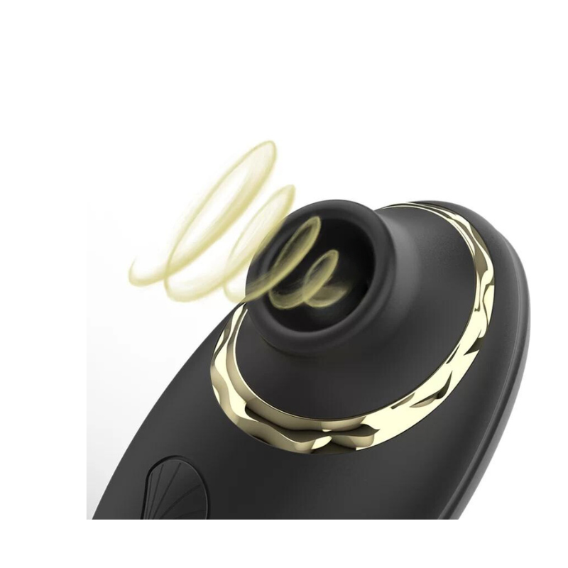 Succionador, Estimulador Pulsátil y Lengua Oscilante 3 en 1 Negro