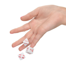 Set Dados Acción, Parte del Cuerpo y Tiempo