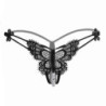 Tanga abierto 2201 Mariposa De Encaje Y Perlas Negro