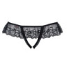 Tanga Abierto De Obsessive Negro 830