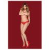 Tanga Abierto De Obsessive Rojo 863
