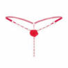 Tanga Flor Con Perlas 2143 Rojo