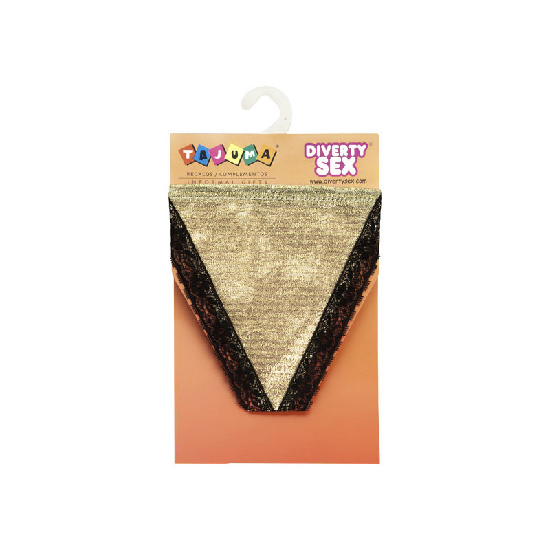 Tanga Para Chica Dorado