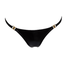 Tanga Wetlook Striptease Noir Handmade
